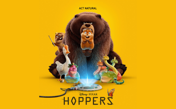 Movie poster for the movie Hoppers